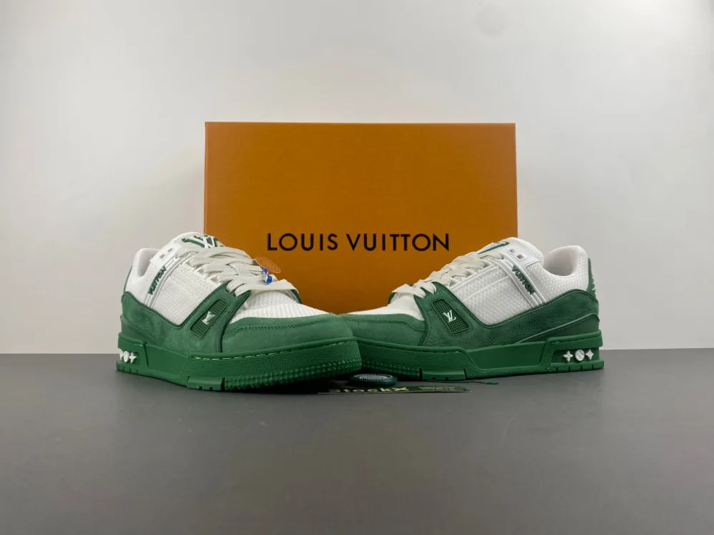 Louis Vuitton Trainer “White Green” — photo 13 of 17