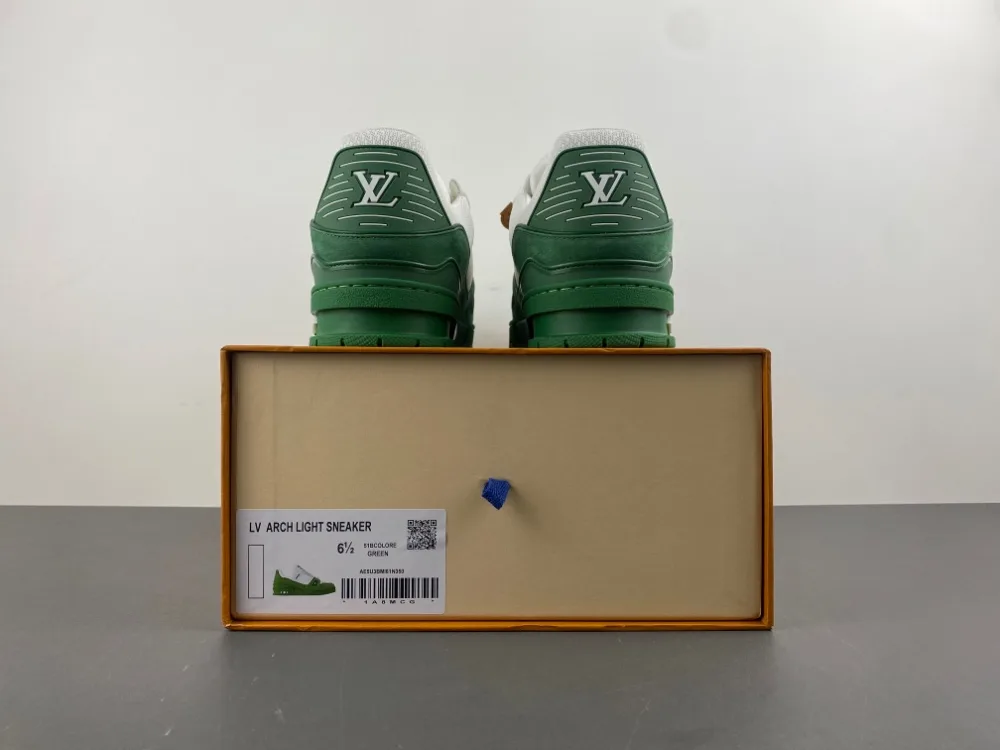 Louis Vuitton Trainer “White Green” — photo 17 of 17