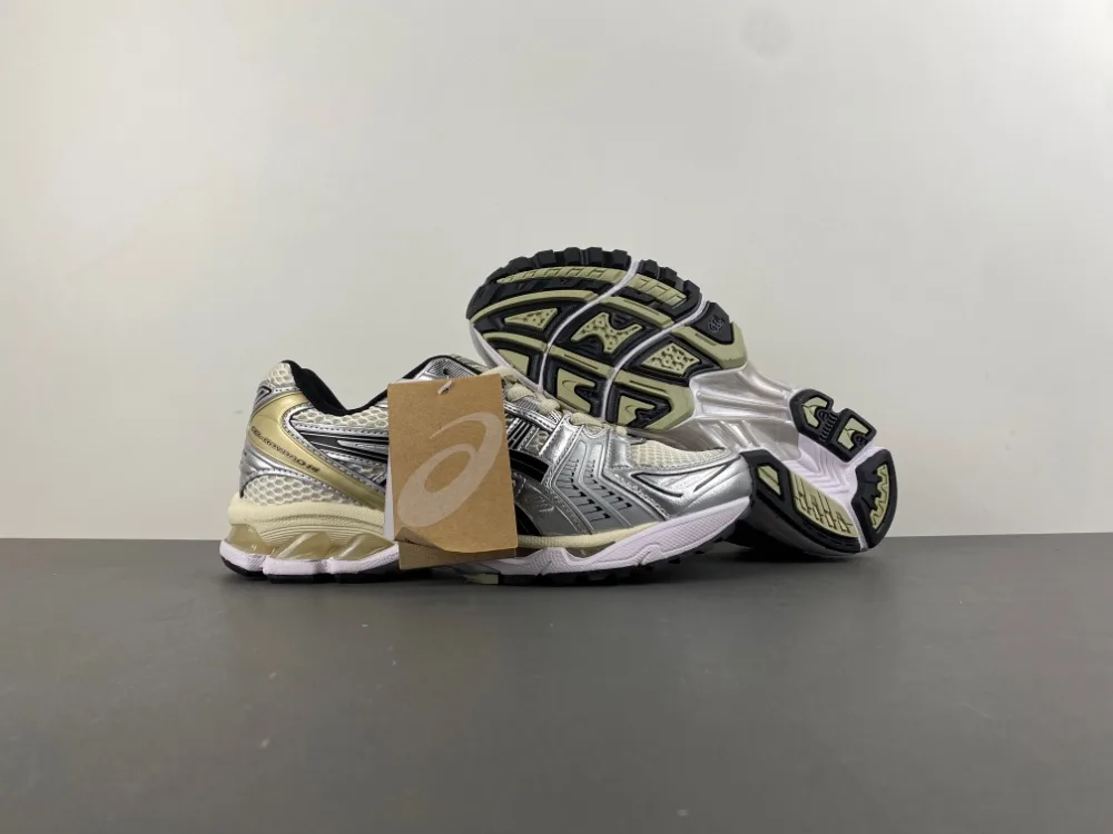 Asics Mens Gel-kayano 14 “Silver Gold Black White” — photo 3 of 17