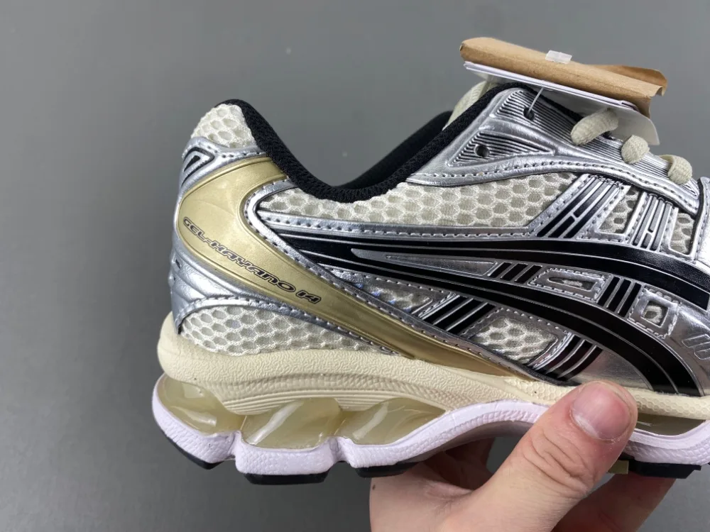 Asics Mens Gel-kayano 14 “Silver Gold Black White” — photo 4 of 17