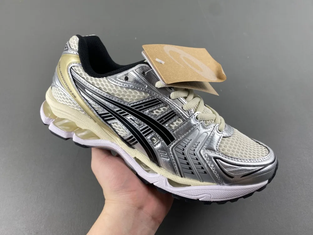 Asics Mens Gel-kayano 14 “Silver Gold Black White” — photo 17 of 17