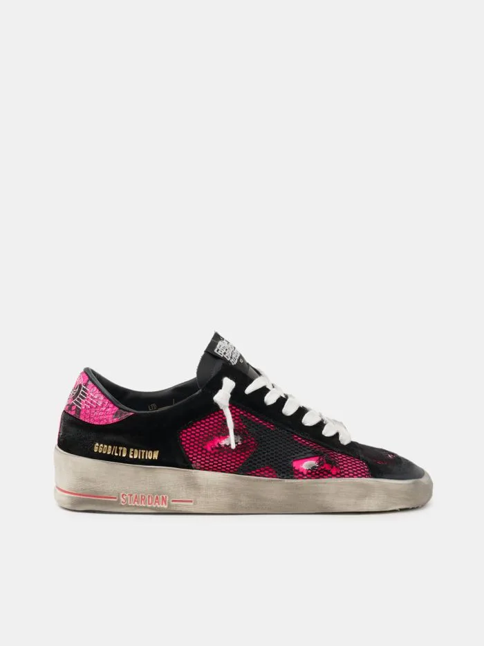 Golden Goose Fuchsia and Black Limited Edition LAB Stardan Sn “Black” — photo 4 of 4