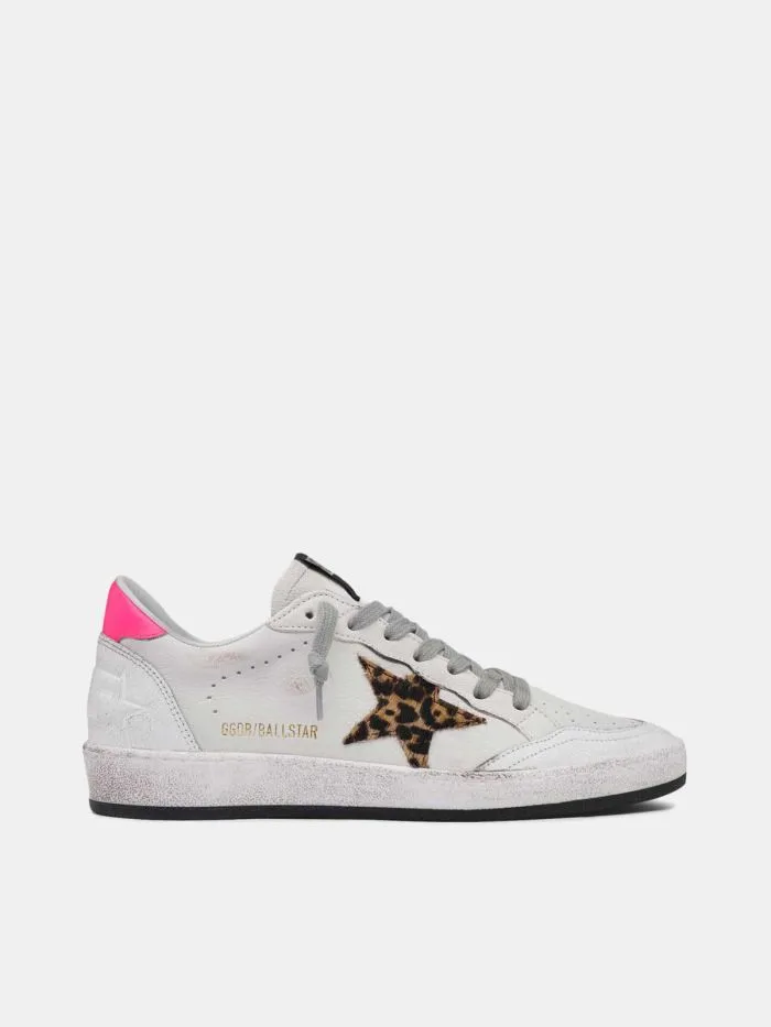 Golden Goose White Ball Star Sneakers “White Leopard” — photo 4 of 4