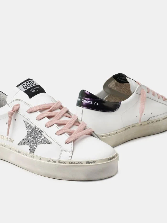 Golden Goose White Hi-star Sneakers “White Pink” — photo 5 of 8