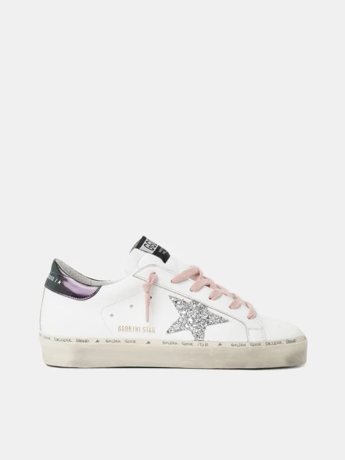 Golden Goose White Hi-star Sneakers “White Pink” — photo 8 of 8