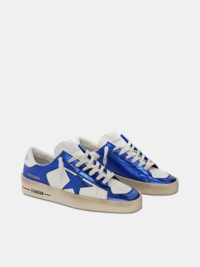 Golden Goose Blue and White Stardan Sneakers “White Blue” — photo 2 of 4