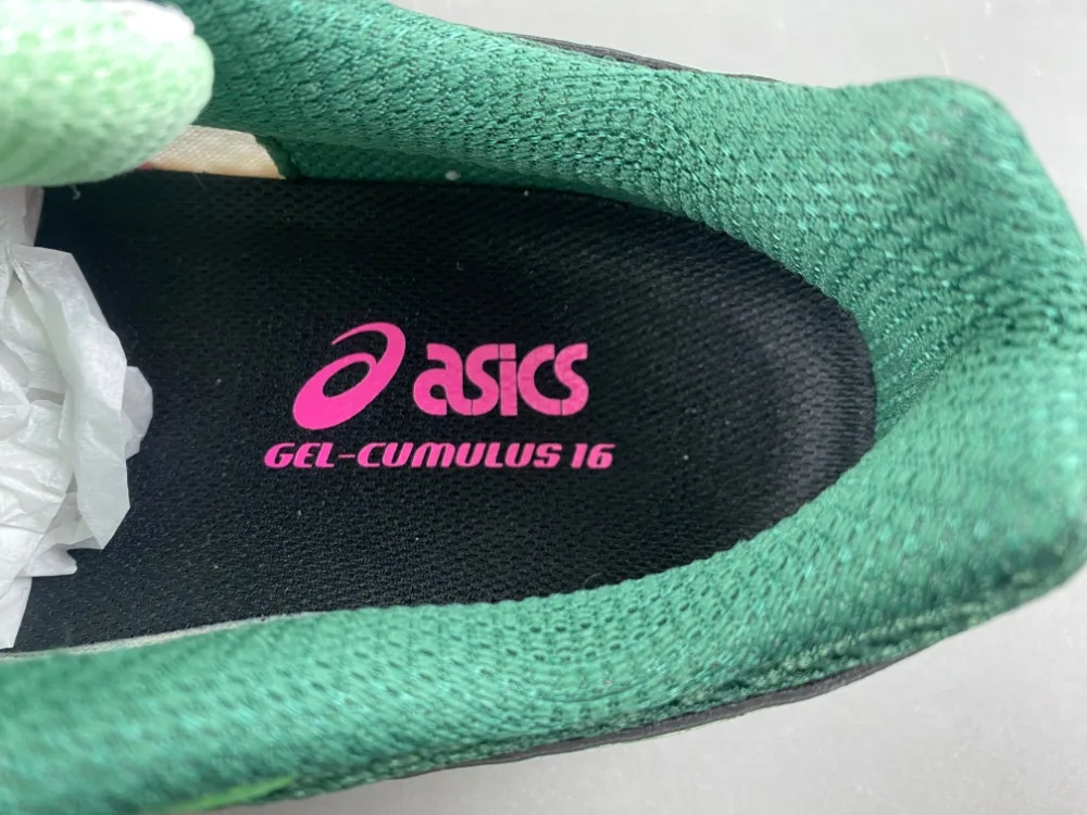 Asics Gel Cumulus 16 “Green Cream Ivory” — photo 12 of 34