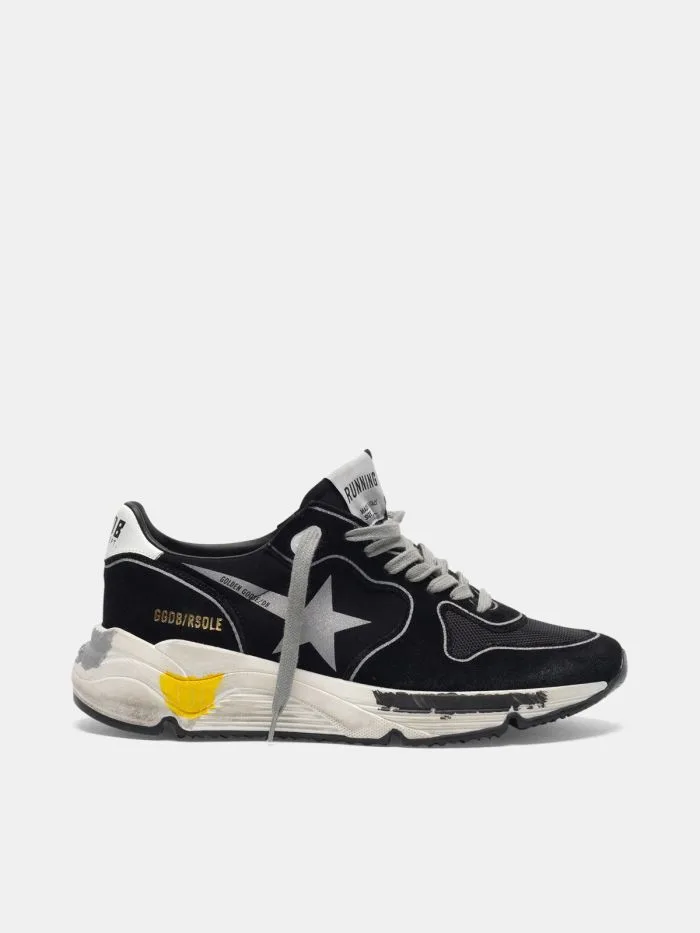 Golden Goose Black Running Sole Sneakers “Black Silver” — photo 2 of 4