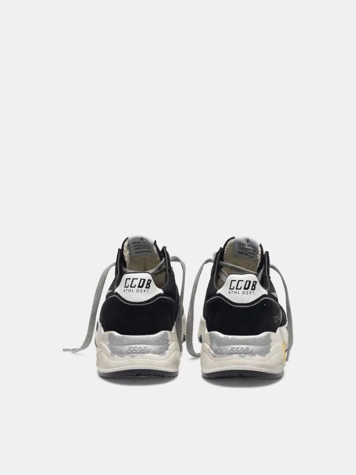 Golden Goose Black Running Sole Sneakers “Black Silver” — photo 4 of 4