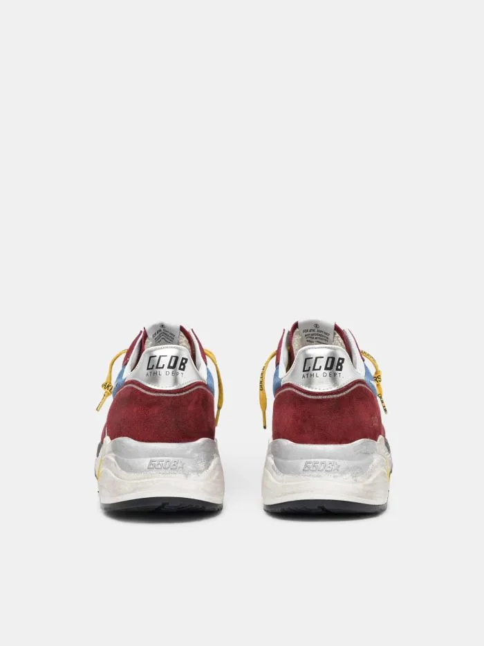 Golden Goose Burgundy and Blue Running Sole “Blue” — photo 4 of 4