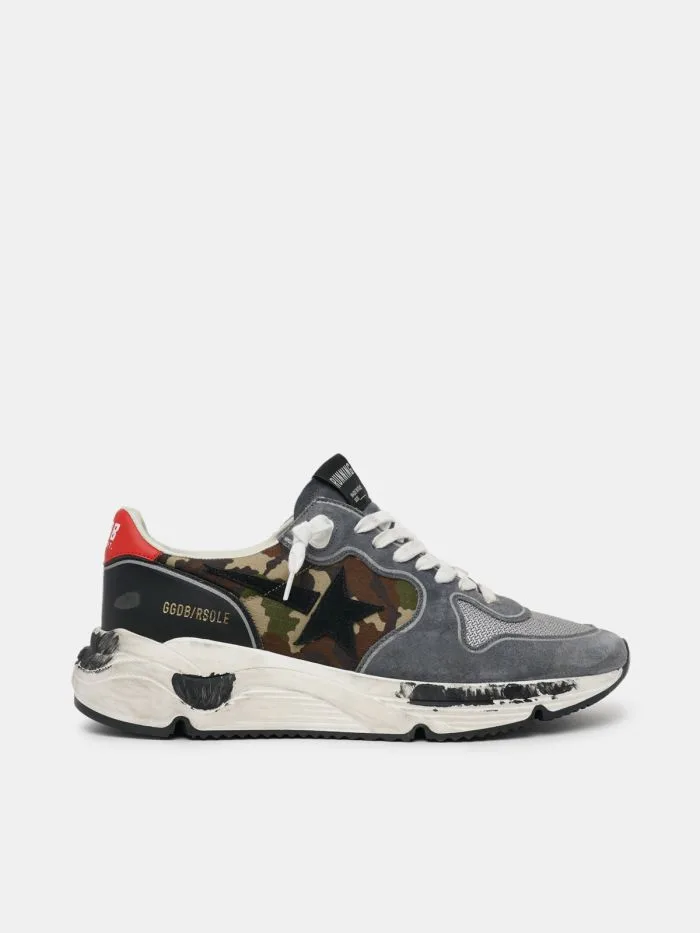 Golden Goose Camouflage Running Sole Sneakers “Red” — photo 2 of 4