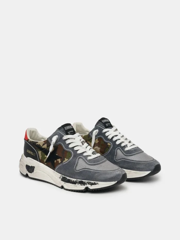 Golden Goose Camouflage Running Sole Sneakers “Red” — photo 4 of 4