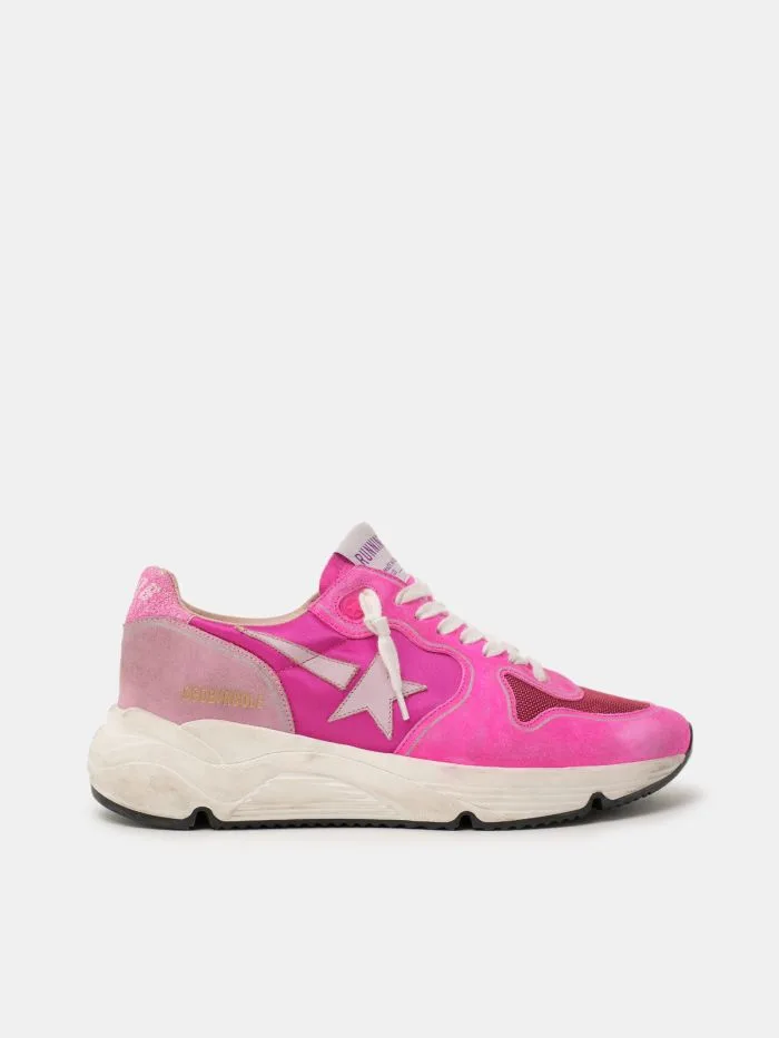 Golden Goose Fuchsia and Pink Running Sole Sneakers “Pink” — photo 2 of 4