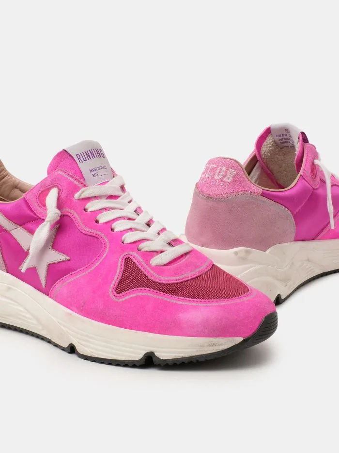 Golden Goose Fuchsia and Pink Running Sole Sneakers “Pink” — photo 4 of 4