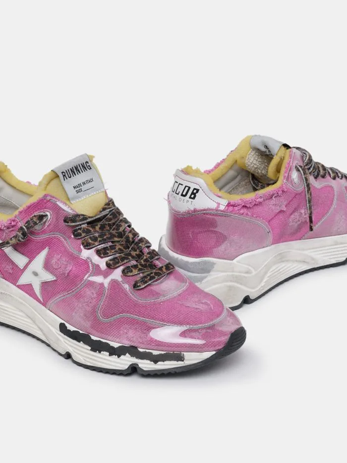 Golden Goose Fuchsia Running Sole Sneakers — photo 5 of 5