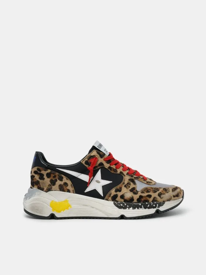 Golden Goose Running Sole Sneakers “Red Leopard” — photo 1 of 4