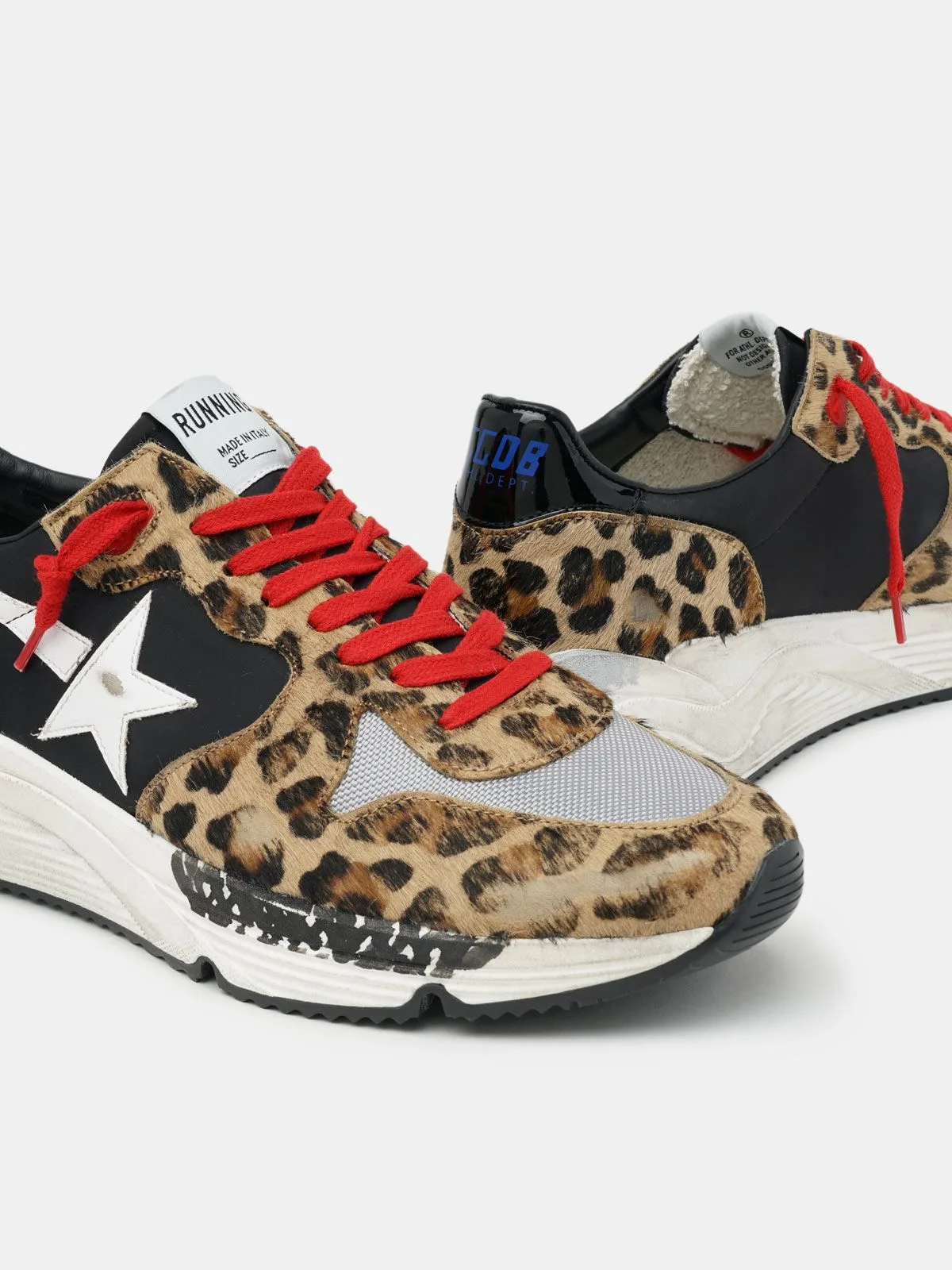 Golden Goose Running Sole Sneakers “Red Leopard” — photo 3 of 4