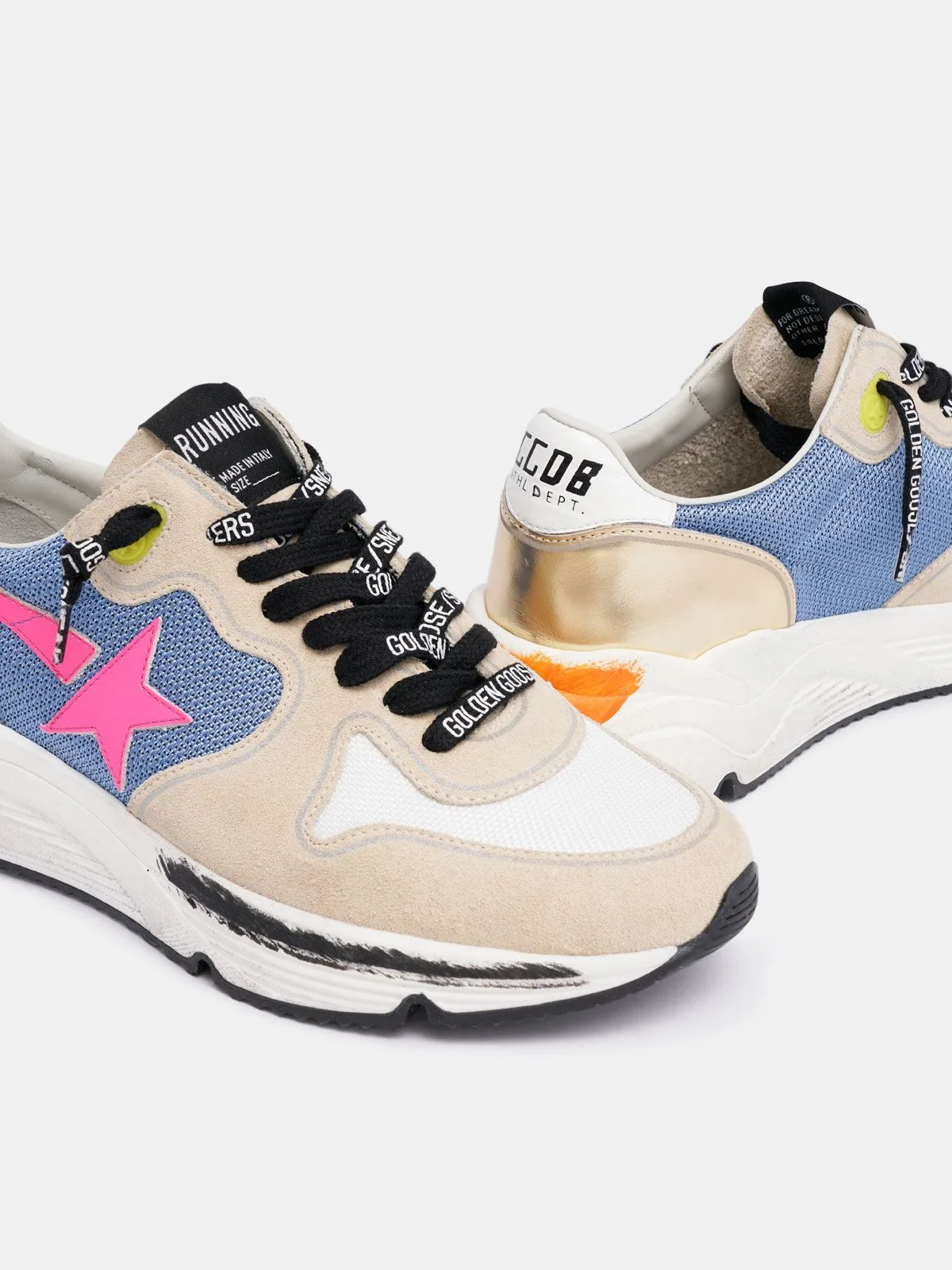 Golden Goose Running Sole Sneakers “Gold” — photo 1 of 4
