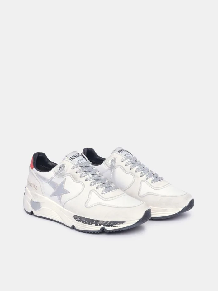 Golden Goose Running Sole Sneakers “Silver Red” — photo 2 of 4
