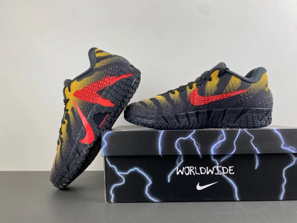 Nike Jurassic Park x Ja 3 Anthracite “Black Yellow Red” — photo 7 of 17