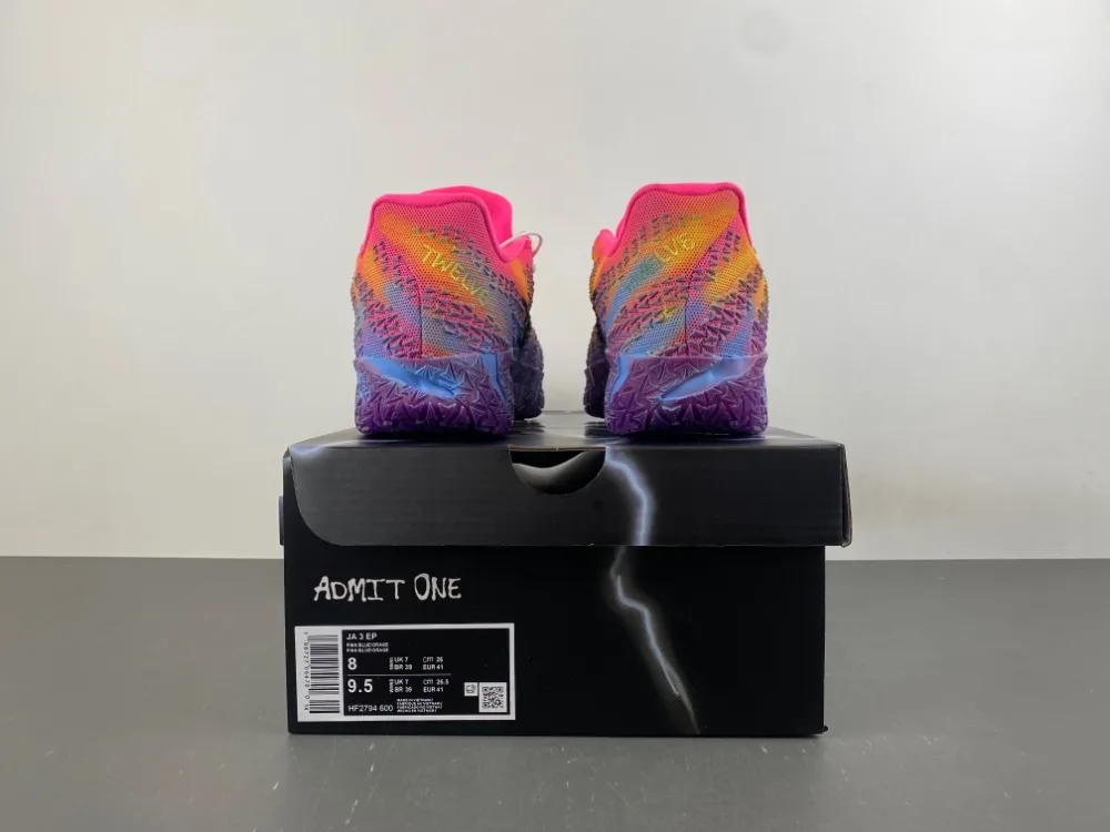 Nike Ja 3 LL “Red Jade Purple” — photo 7 of 17