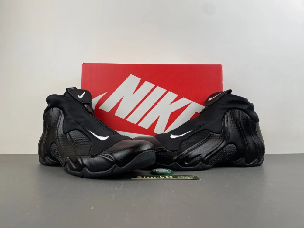 Nike Air Flightposite “Full Black White” — photo 3 of 18