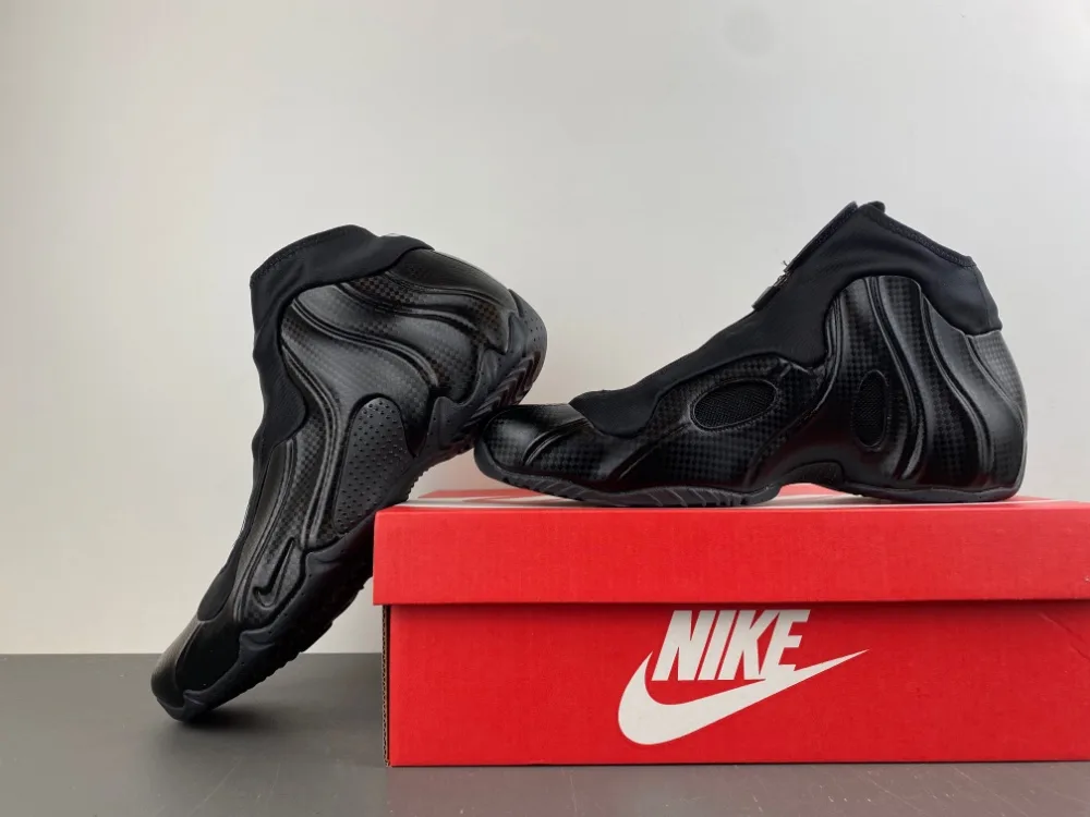 Nike Air Flightposite “Full Black White” — photo 4 of 18