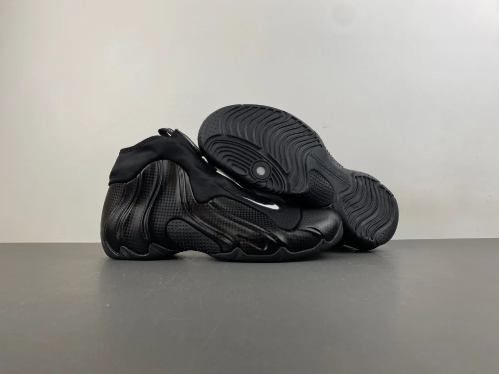 Nike Air Flightposite “Full Black White” — photo 10 of 18