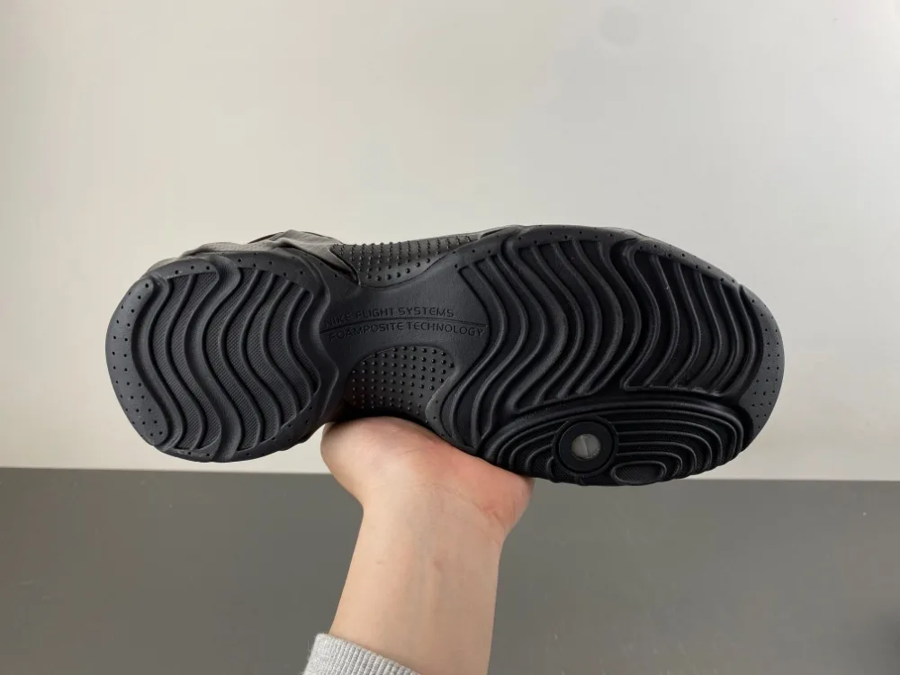 Nike Air Flightposite “Full Black White” — photo 17 of 18