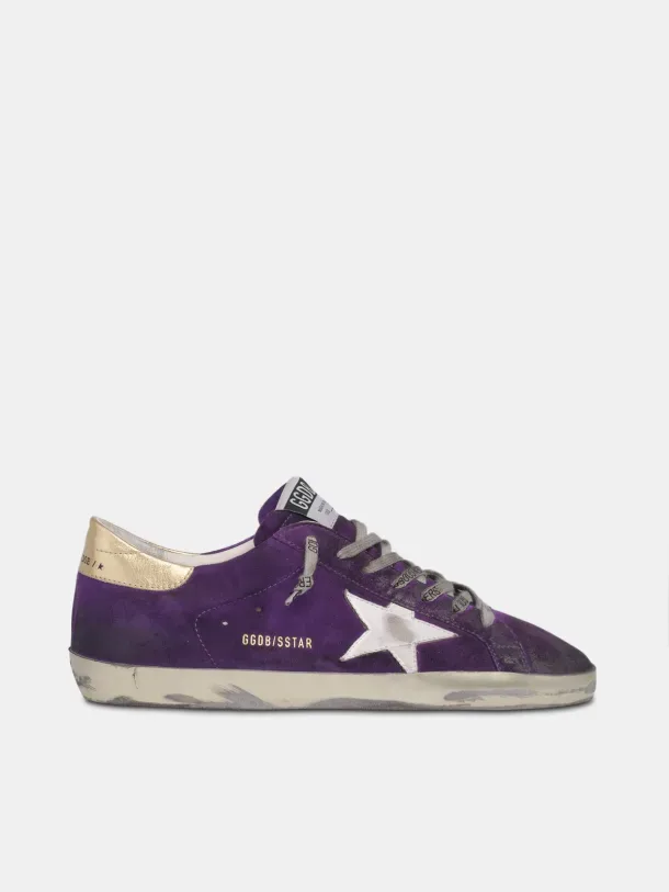 Golden Goose Purple Suede Super-star Sneakers “Gold Purple” — photo 3 of 4