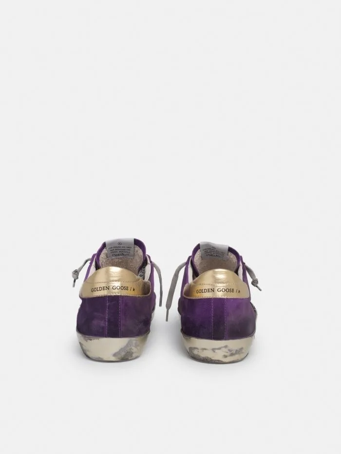 Golden Goose Purple Suede Super-star Sneakers “Gold Purple” — photo 4 of 4