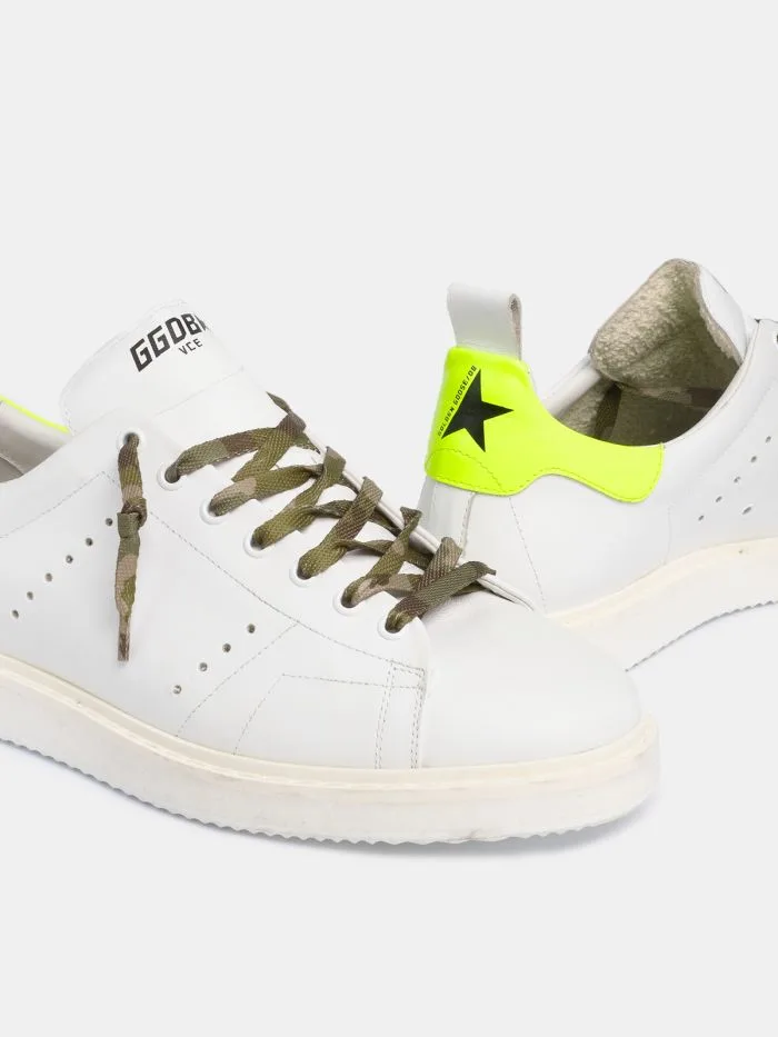 Golden Goose White Starter LTD Sneakers “White Yellow” — photo 4 of 4