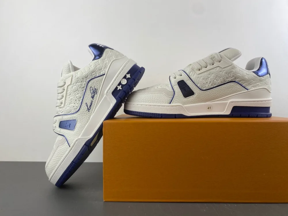 Louis Vuitton Trainer “Full White Blue” — photo 4 of 15