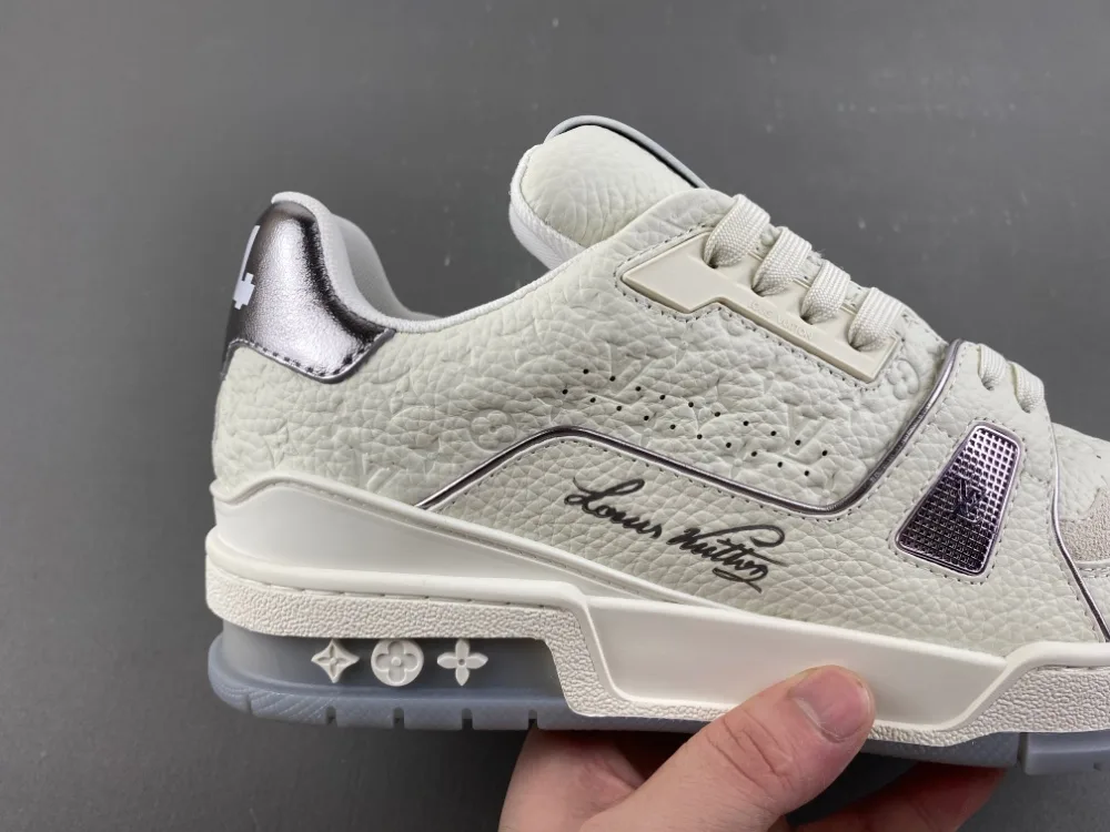 Louis Vuitton Trainer “Full White Purple Grey” — photo 3 of 17