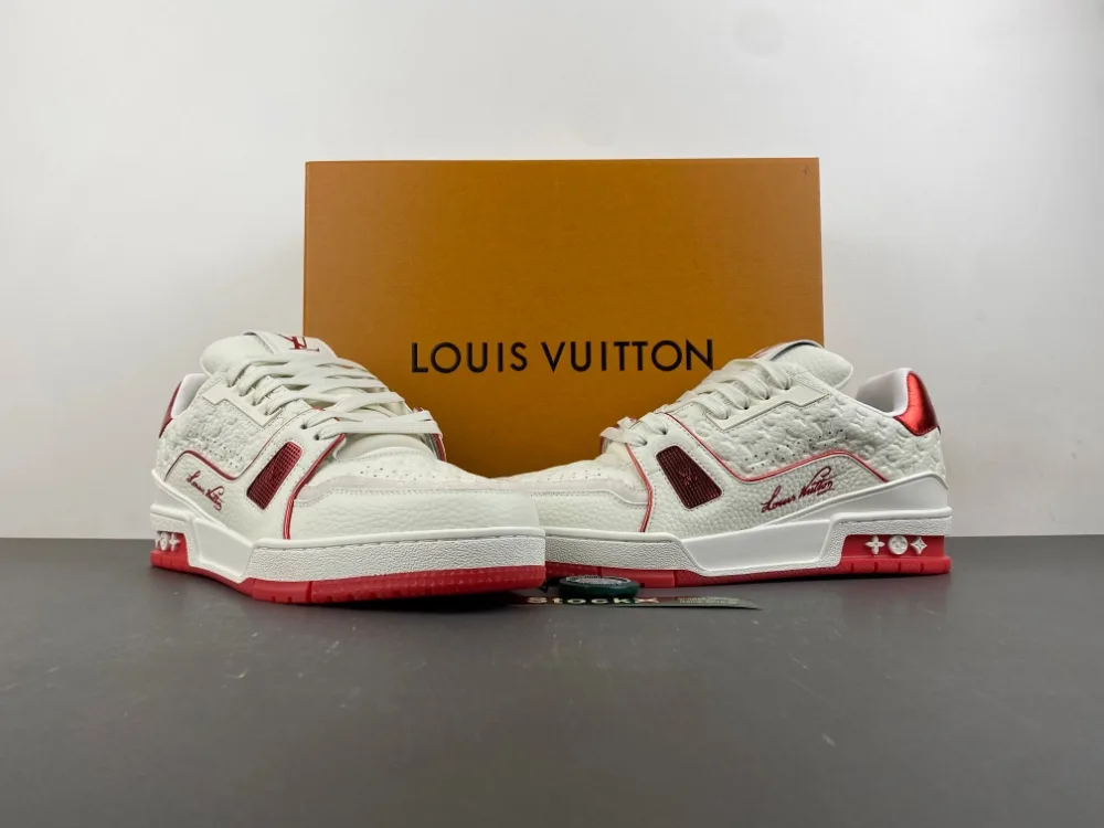 Louis Vuitton Trainer “Full White Red” — photo 3 of 17