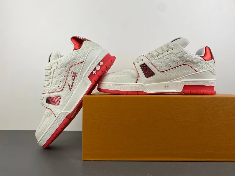 Louis Vuitton Trainer “Full White Red” — photo 4 of 17
