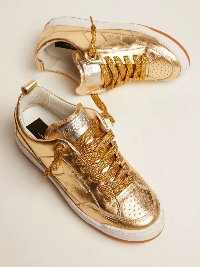 Golden Goose Yeah Sneakers “Gold” — photo 1 of 5
