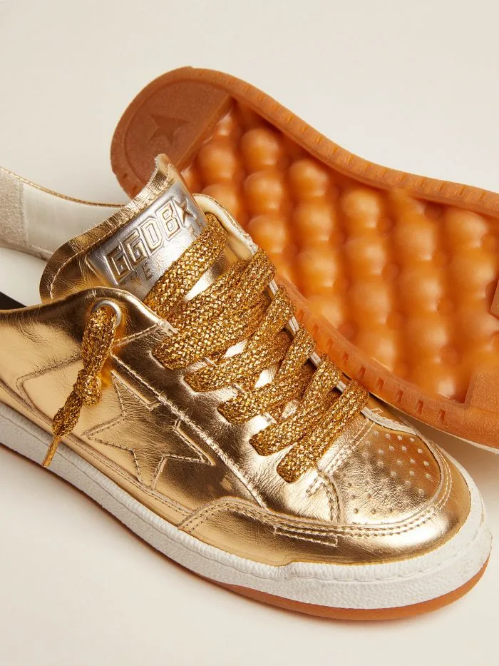 Golden Goose Yeah Sneakers “Gold” — photo 3 of 5