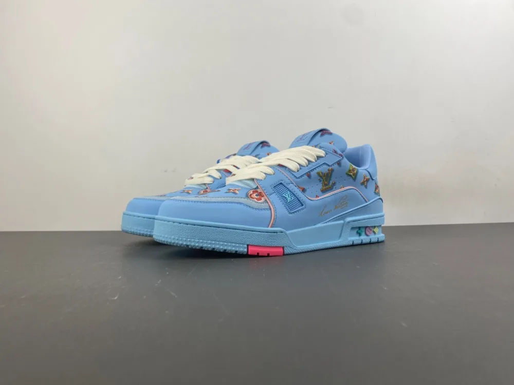Louis Vuitton Trainer “Full Blue Multicolour” — photo 1 of 17