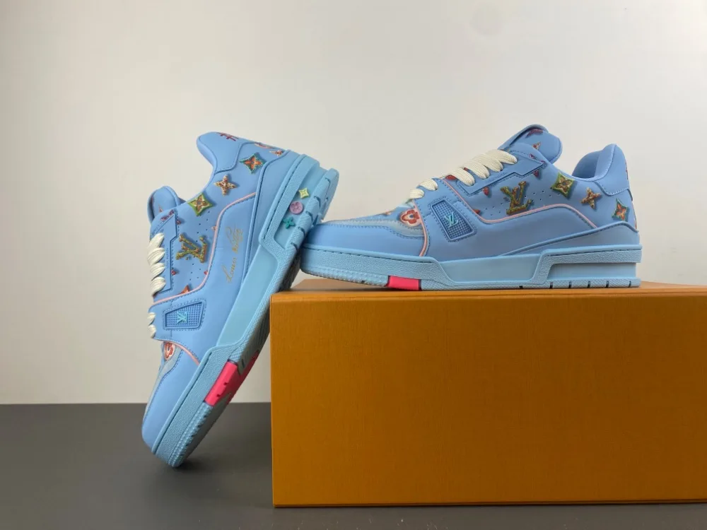 Louis Vuitton Trainer “Full Blue Multicolour” — photo 14 of 17